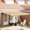 VidaXL Automatic Retractable Awning Striped Multicolour 400x350 Cm 3330769