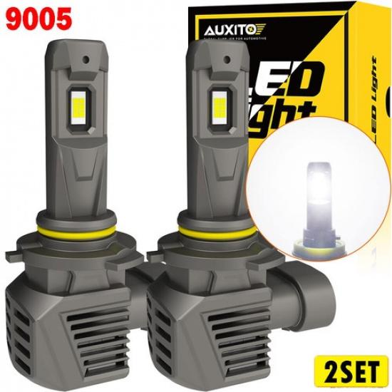 AUXITO 9005 2X LED Bulbs Headlight Canbus Combo Low High Beam 6500K Super Bright