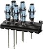 WERA Stainless Steel Screwdriver Positive and 032061 6-Piece Set, Flathead,