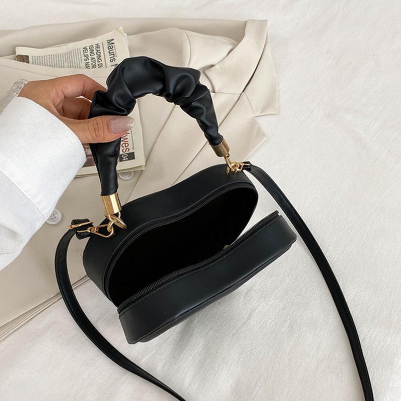 Yogodlns Luxury Quilted Handle Bag For Women PU Leather Shoulder Crossbody Bag Fashion Messenger Handbag