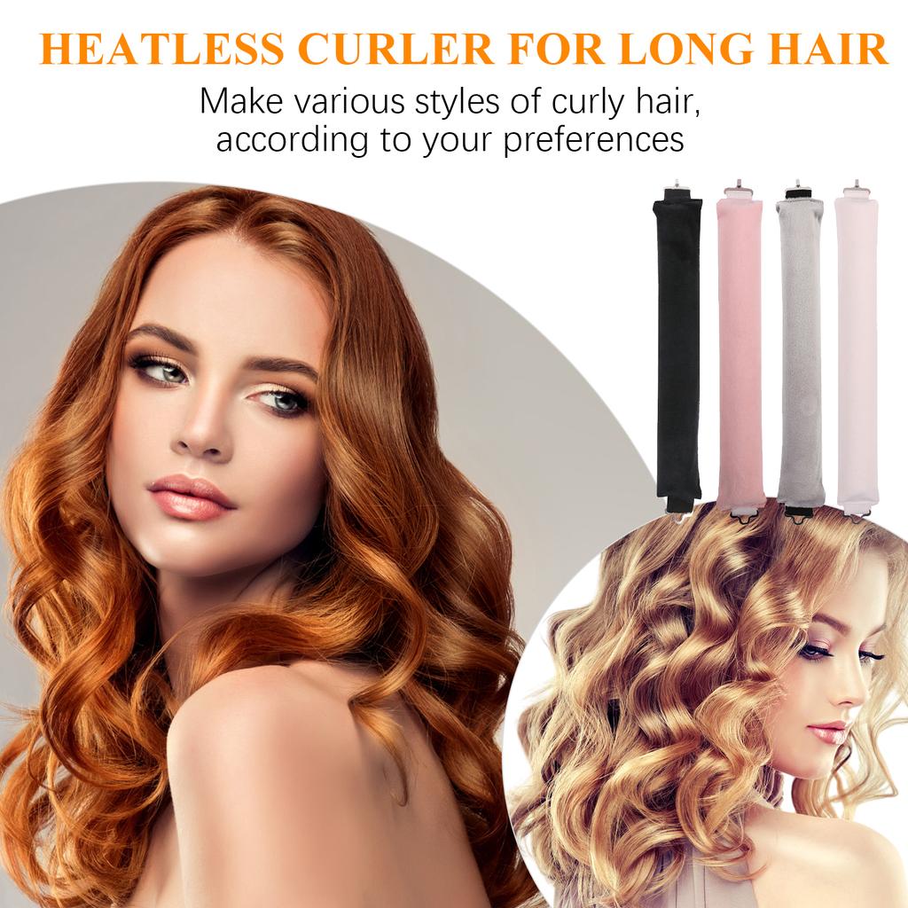 3PCS Lazy Hair Curler Hair Curling Tool Big Wavy Curling Tube Foam