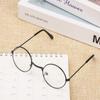 Flat Light Decorative Glasses Retro Children's Flat Mirror Small Round Glasses Clothing Accesories