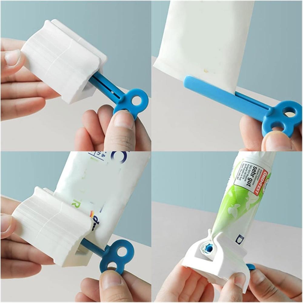 Tube Hand Cream Facial Cleanser Dispenser Holder Squeezer Toothpaste Squeezers Holder Portable Manual Squeeze Tools Household