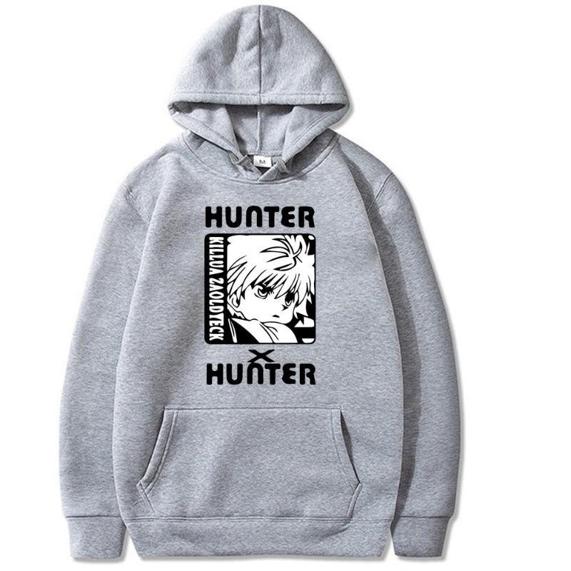 Японская анимация HUNTER Мужская толстовка Осенний свитшот Мужской Женский Модный дизайн Пуловер Мужские флисовые худи