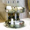 1 Set Makeup Storage Rack 1/2 /3 Layers 360 Degree Rotation Kitchen Seasoning Storage Holder Tray Perfume Organizer Bathroom Supplies
