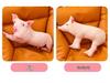 Реалистичная Подушка-Обнимашка Свинка Плюшевая Игрушка - Креативная Скульптура из Песка Свинья Кукла Подарок для Друзей