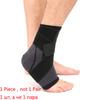1 PC Athletic Ankle Brace Compression Strap Sleeves Support 3D Weave Elastic Bandage Foot Guard Gear Gym Fitness