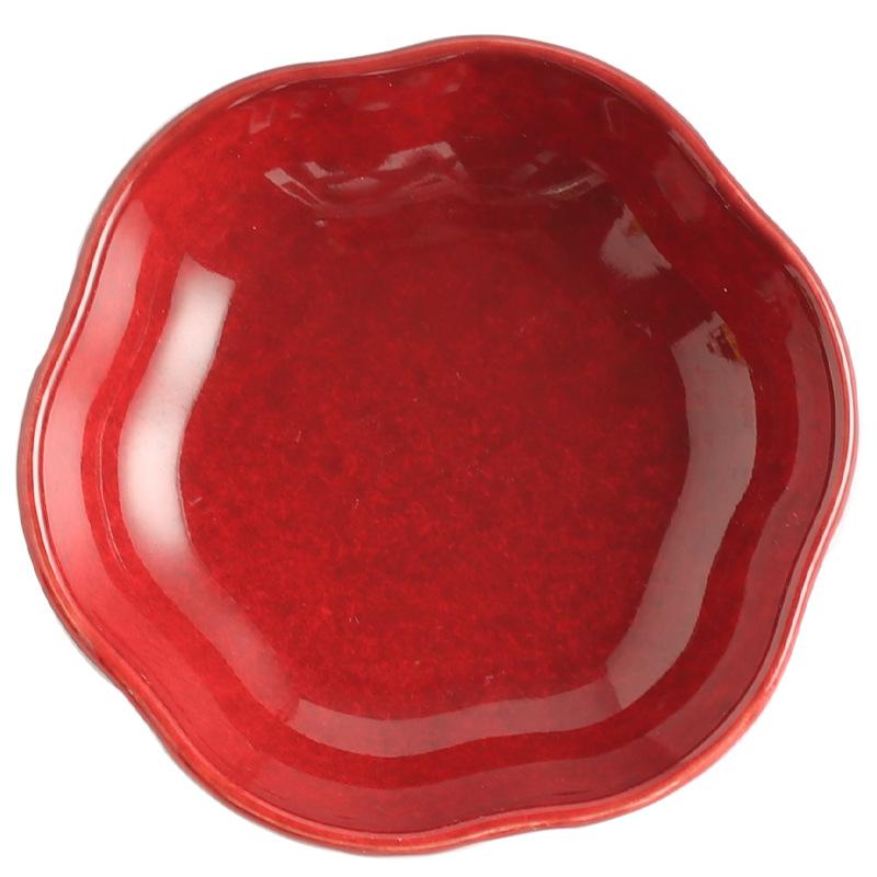 Cloud Kiln Flavor Changing Plate, Japanese Dipping Sauce Dish, Kitchen Seasoning Dish, Hot Pot Restaurant Snack Plate, Chili Sauce Dish, Household Vin
