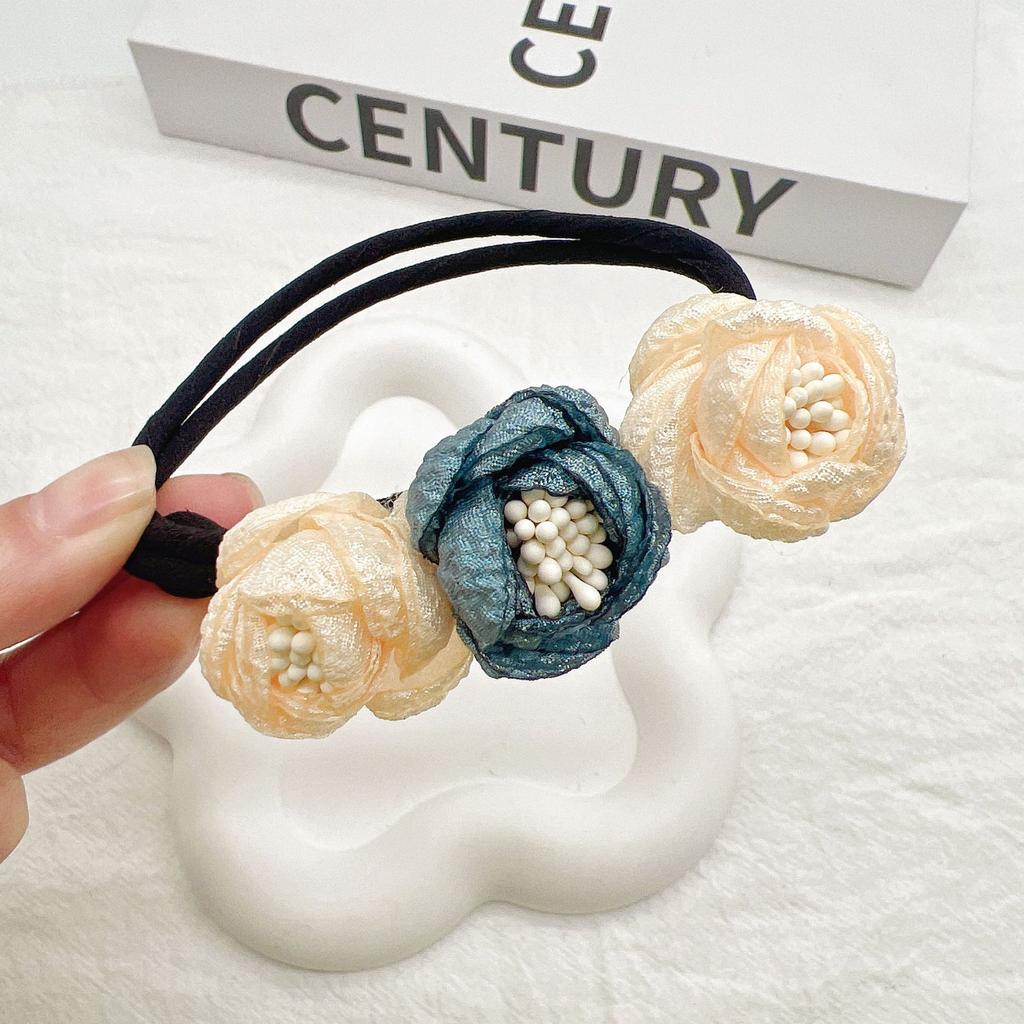 1pc Elegant Pearl Flower Bun Maker Korean Lazy Hair Curler Styling Accessories Hair Style Hairpin Hair Braiding Braider Hairgrip