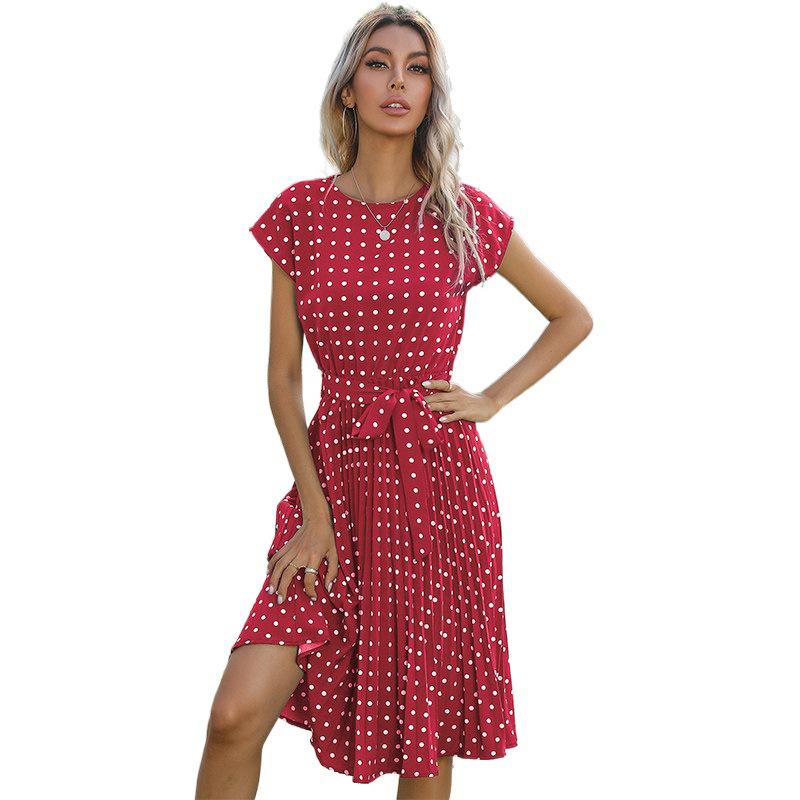 wholesale women's polka dot dress