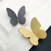 2Pc Wardrobe Brass Handle Butterfly Door Handle Decorate Dresser Hook Cupboard Kitchen Home Furnishing Drawer Handle