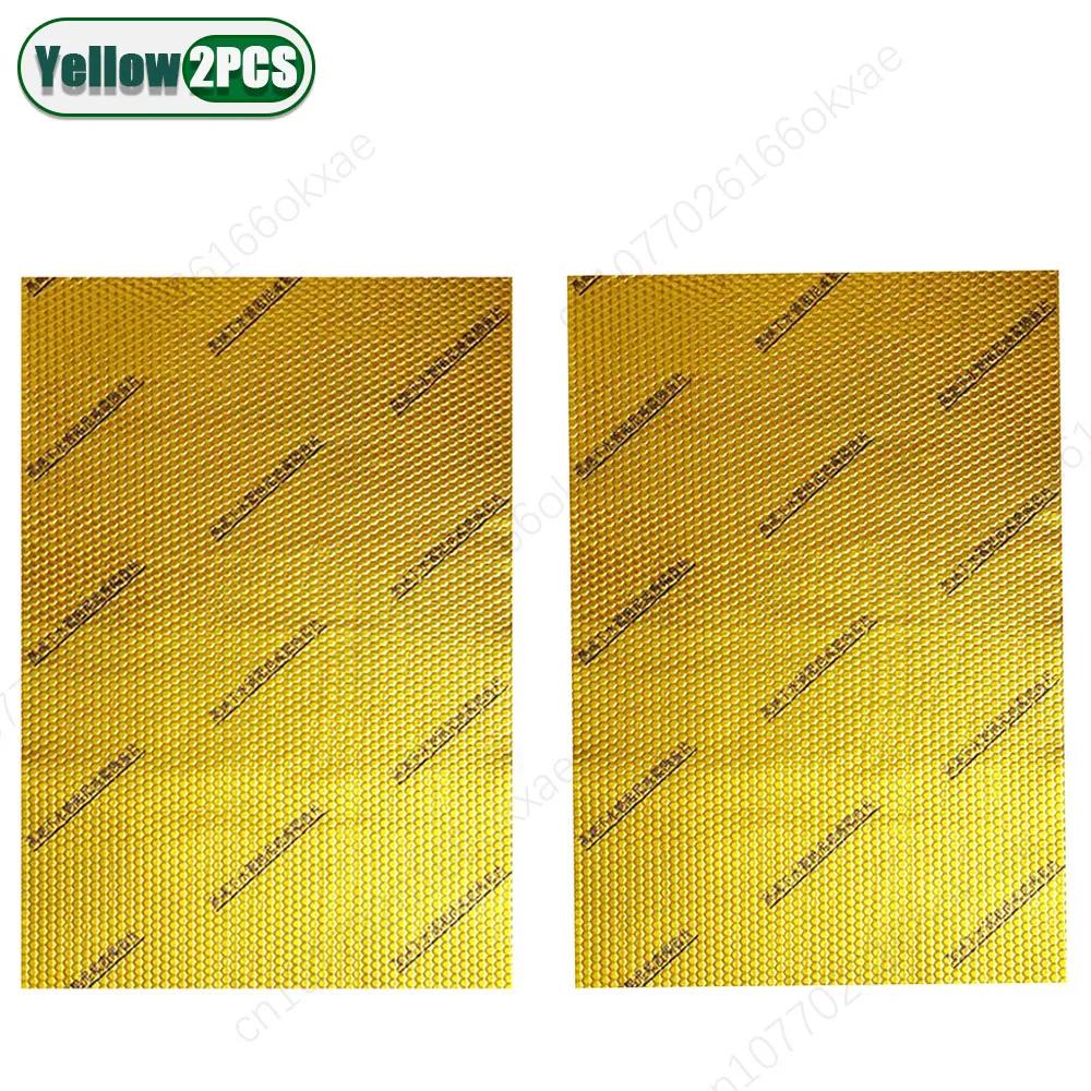 1-3PCS 500*800mm 2mm Car Sound Mat Proofing Deadener Heat Noise Insulation Deadening Mat Hood Closed Cell Foam Accessories