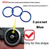 Car AC Air Outlet Conditioning Vent Decoration Central Inner Cover Ring Trim Decoration for Mazda MX5 Mazda 2 CX3 MX-5 RF