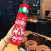 Leakproof Christmas Thermos Bottole Large Capacity Christmas Water Bottle  Office