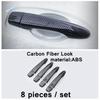 Carbon Fiber Look Accessories For Nissan Qashqai J11 2014 -  Upper Roof Reading Lights Lamp Frame AC Outlet Vent Cover Trim