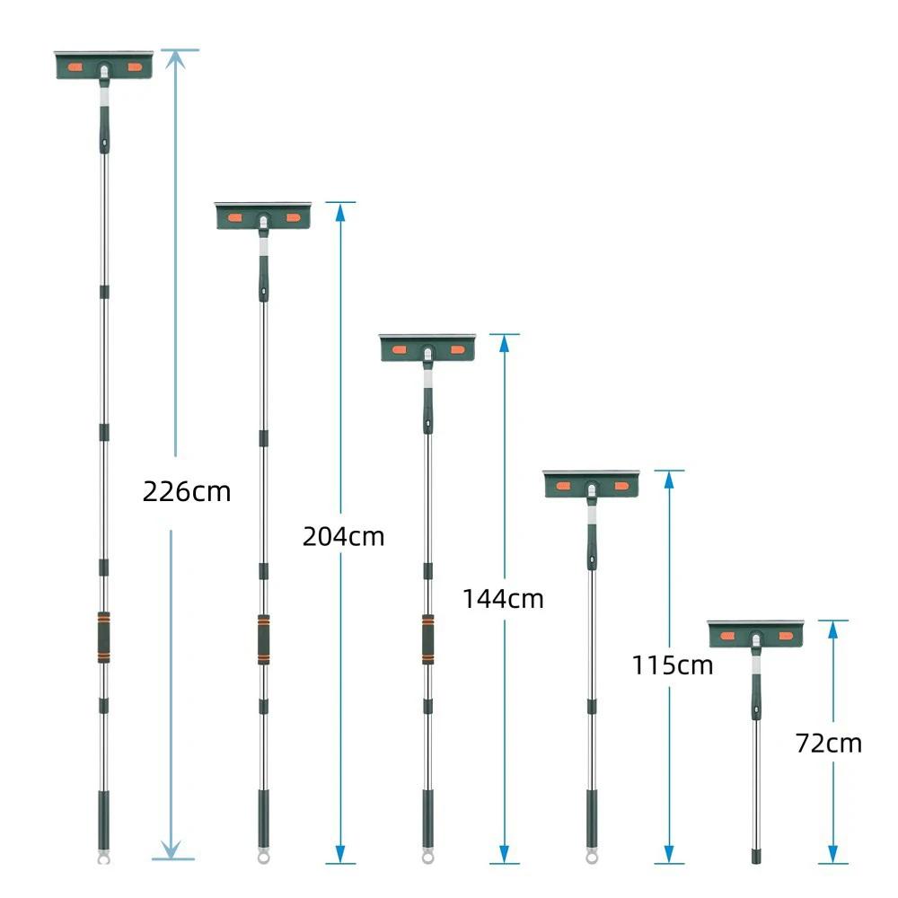 72-226CM удлиненный инструмент для мытья окон швабра для мытья стекол с силиконовым скребком щетка для мытья окон бытовые чистящие средства