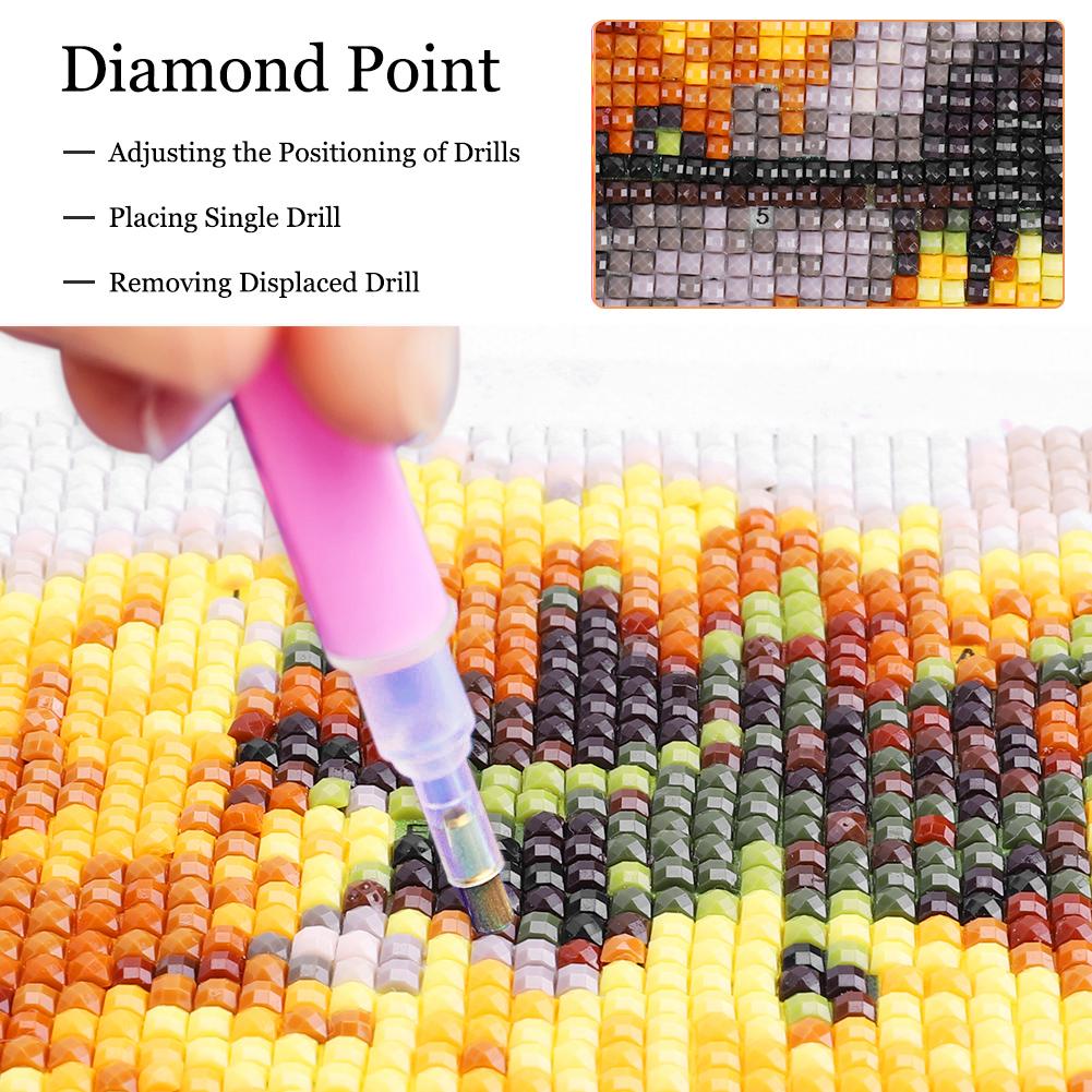 5D DIY Full Square Drill Diamond Painting Woodland Calf Kit Home Decoration