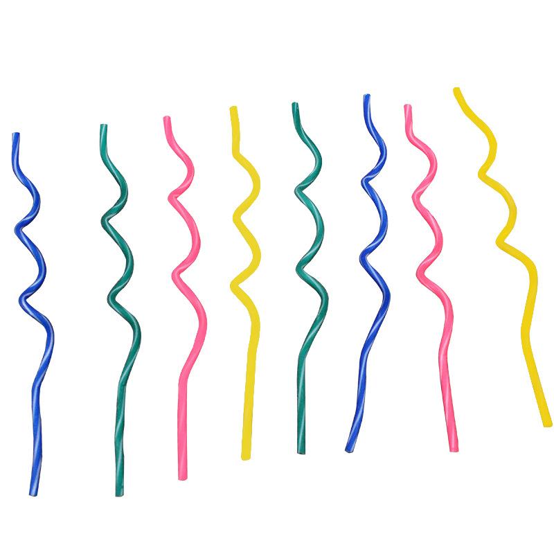 Корейский стиль INS Свечи для дня рождения Изогнутые Вращающиеся Цветные Скрученные Свечи Украшение для торта на вечеринку по случаю дня рождения