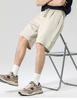 Lyocell Tencel Thin Edition: Retro textured work pants straight leg men's casual shorts