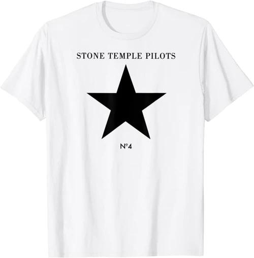 Stone Temple Pilots No. 4 White T-Shirt