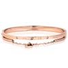 Ins Roman Numerals Long Chain Peach Heart Buckle Bracelet Rose Gold Women-Shaped Bracelet