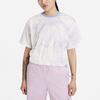 Nike Футболка с круглым вырезом и сетчатым принтом Tie-Dye, дышащая, женская, светло-фиолетовая CZ9325-569