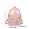 Oxford Cloth Star Backpack Print Transparent Itabag Casual Nylon Backpack  Women