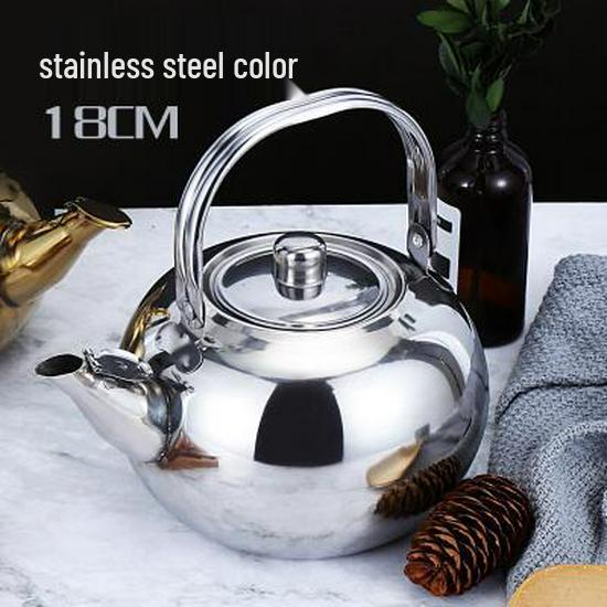 Большой stainless steel чайник для ресторанов и улицы
