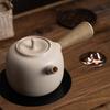 3 Style Beige Color Pottery Kettle Teapot Tea Ceremony Set Milk Oolong Tea Tie Guan Yin Puer White Teapot Teaware Type