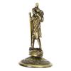 Jesus Statue Olive Colour 3.5in High Strong Alloy Stable Base Exquisite Details Jesus Figurine for Home Car Office