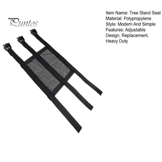 Сиденье для стойки на дереве с регулируемым ремнем, универсальное, дышащее, прочное, для кемпинга, охоты, кемпинга, сидения на дереве, замена сетчатой подушки