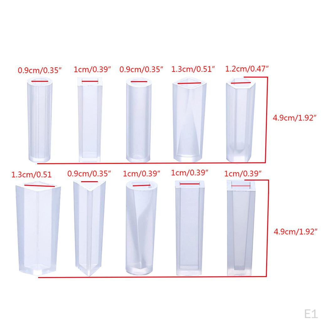 10шт формы для ювелирных изделий из полимерной глины, крафта, эпоксидной смолы, изготовления