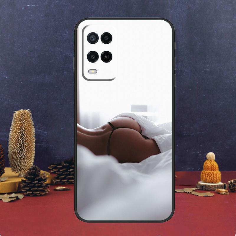 Sexy Girl Ass Bum Case For OPPO A54 A74 A94 A98 A78 A79 A16 A76 A96 A5 A9 A17 A77 A15 A52 A72 A53 A57S Cover