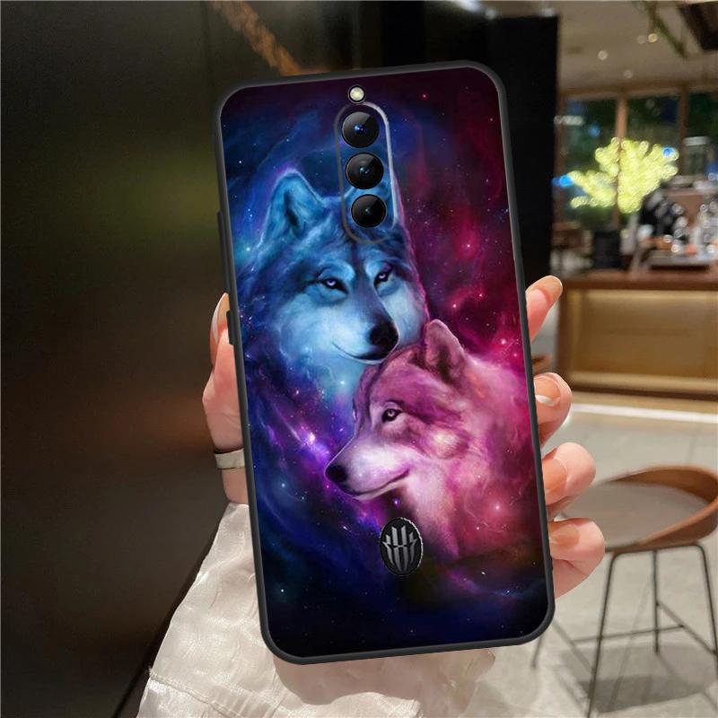 Чехол Animal Wolf Galaxy для ZTE Nubia Red Magic 11 10 8 8S 9 9S 10S Pro Plus 6 7 6S 7S Для RedMagic 10 Air Чехол