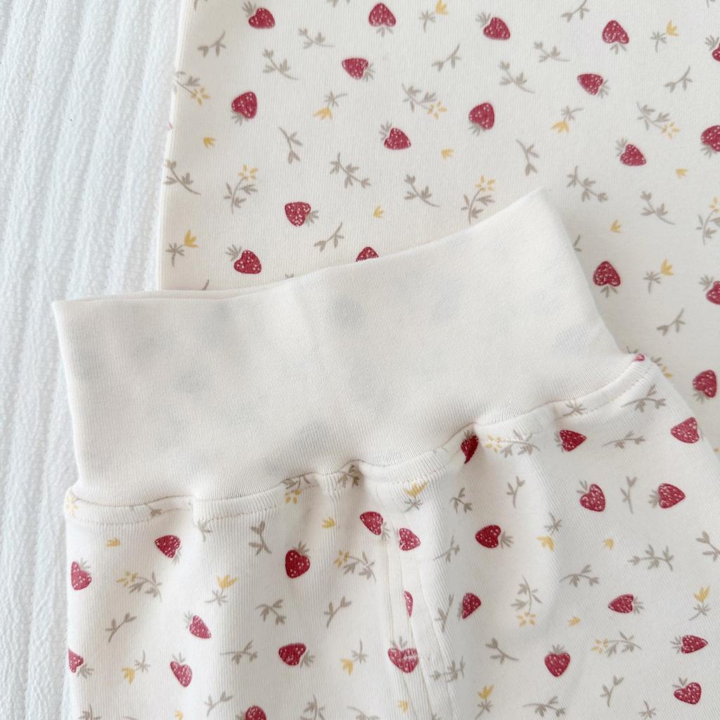 25 Новых Осенне-Зимних Детских Хлопковых Трусиков с Высокой Посадкой - Защита Животика, Прилегающие Домашние Брюки