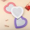 Web Celebrity Cosmetic Mirror Mini Heart Student Dormitory Girl Mirror Portable