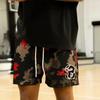Мужские сетчатые шорты с принтом питона BKTSQD - Повседневные, быстросохнущие, свободного кроя с четырьмя точками, баскетбольные шорты больших размеров