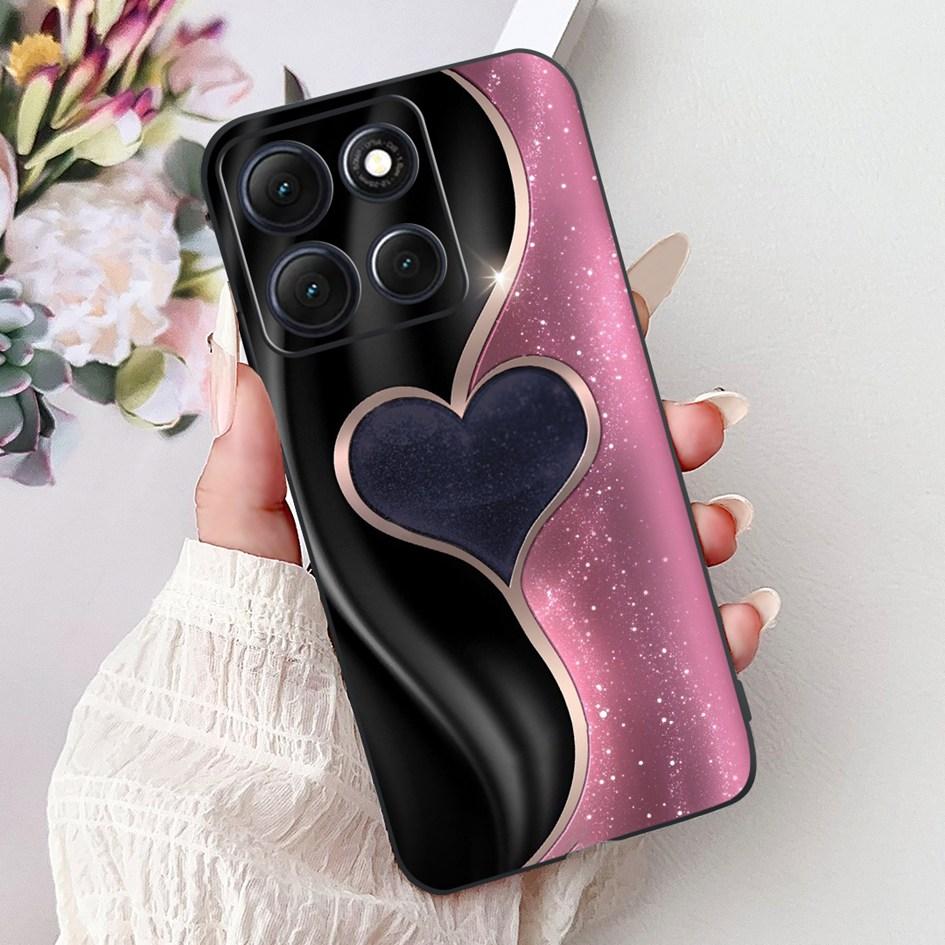 Для Motorola Moto G86 Power 5G Чехол Новый Модный Цветок Бамбук Кошка Мультфильм Мягкий Силикон Задняя Крышка Для Moto G86 Power 2025 Coque