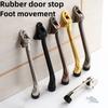 Kick Down Door Stop Door Stopper Foot-Operated Lever High Quality Non-Slip Rubber Home Door Hardware