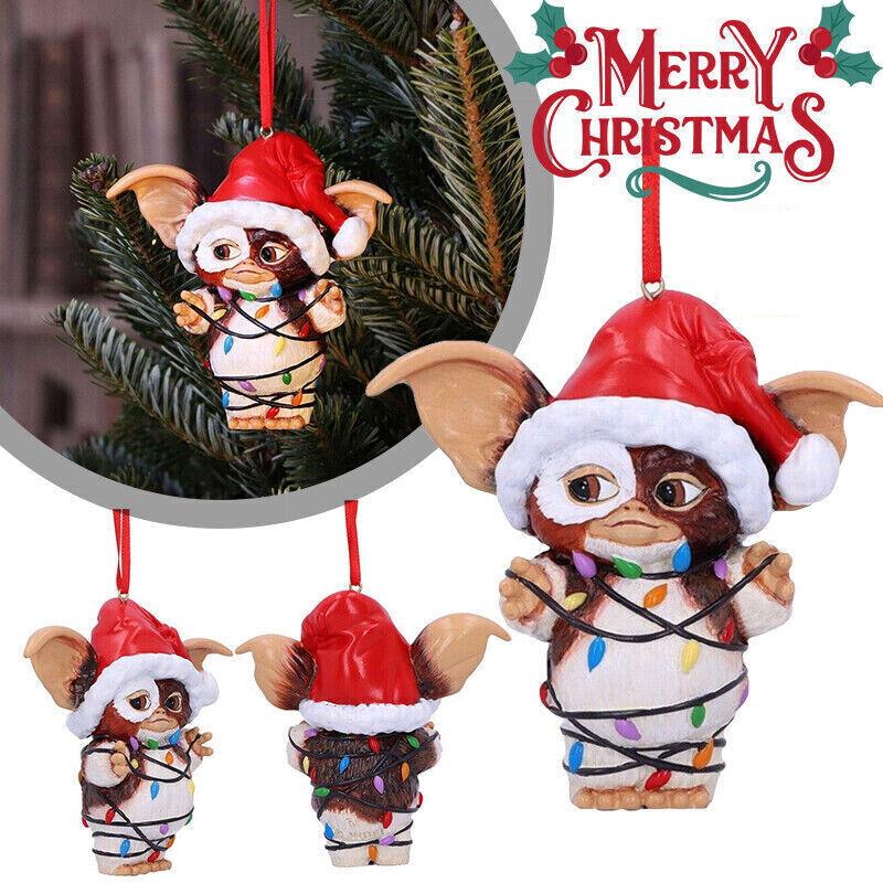 Рождественские висячие небьющиеся рождественские елочные украшения Фея Свет Шляпа Санта-Клауса Подвесная рождественская фигурка Орнамент Декор для праздника Свадебная вечеринка Декор