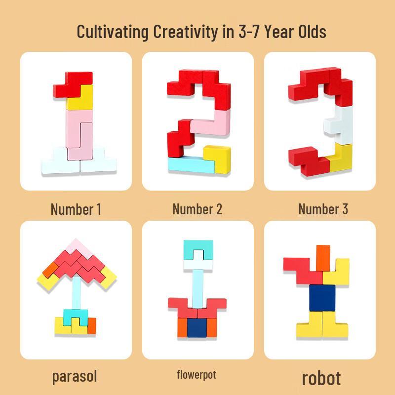 Brangdy Тетрис 3D Пазл Строительные Блоки