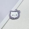 Cartoon Cat Phone Ring Stand with Magnetic Suction and Desktop Back Sticker