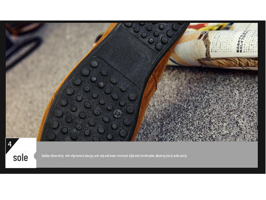 Мужские повседневные туфли Frosted Breathable Slip-On 2024 года — корейский стиль