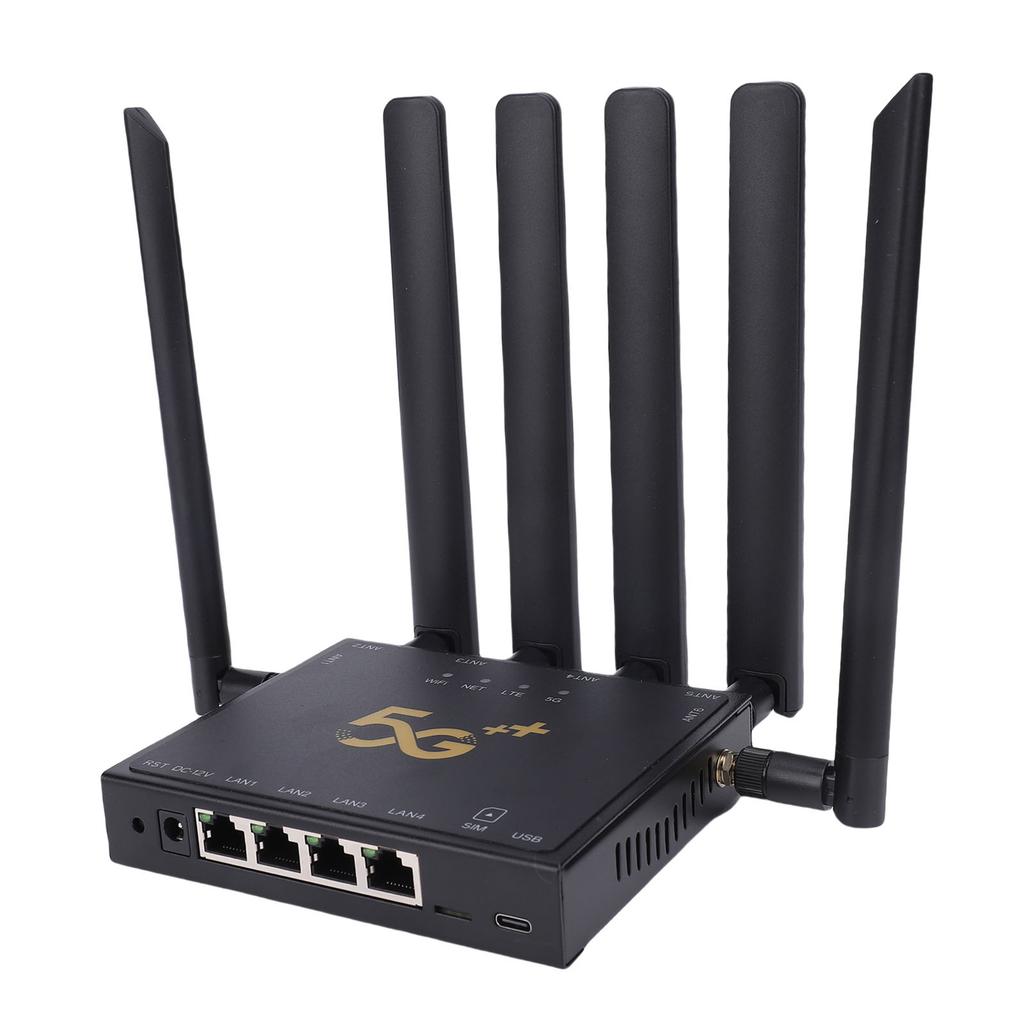WiFi 6 5G Роутер 6 Антенн Двухдиапазонный Гигабитный Беспроводной Роутер для Дома Слот для SIM-карты