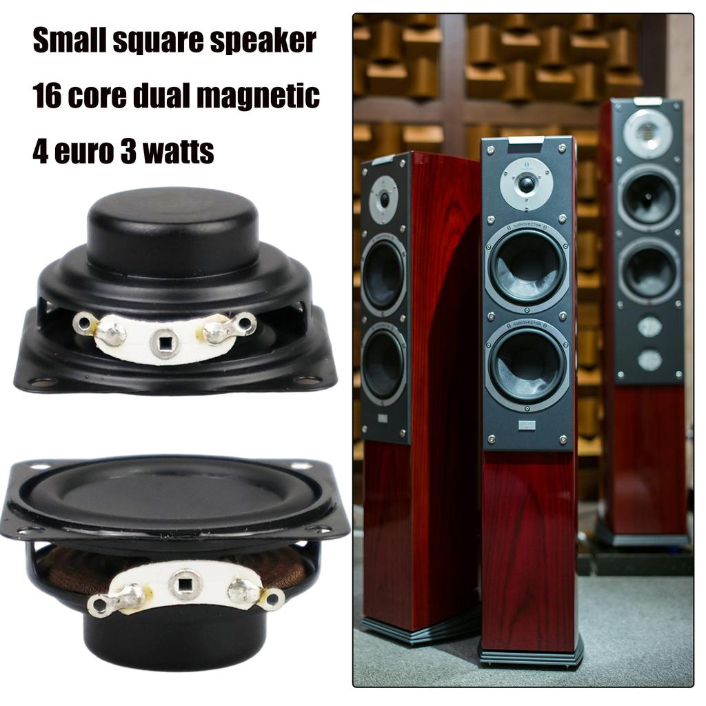 2Pcs 1.5inch Portable Speakers Full Ranges Speaker 4Ohm 3W Stereo Loudspeaker Woofer Loudspeaker Home Theater Accessories
