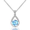 Moissanite Angel's Tears Pendant Simple Small Necklace Zircon Jewelry