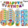 Building Block Birthday Party Decoration Number blocked Tablecloth Cup Plate Napkin Baby Shower Number Party Favors Supplies