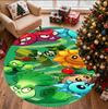 Plants vs. Zombies Pattern Round Rug, Indoor/Outdoor Mat, for Picnic, Gameroom, Bedroom, Office, Living Room, Home Decor Carpet, Birthday Gift