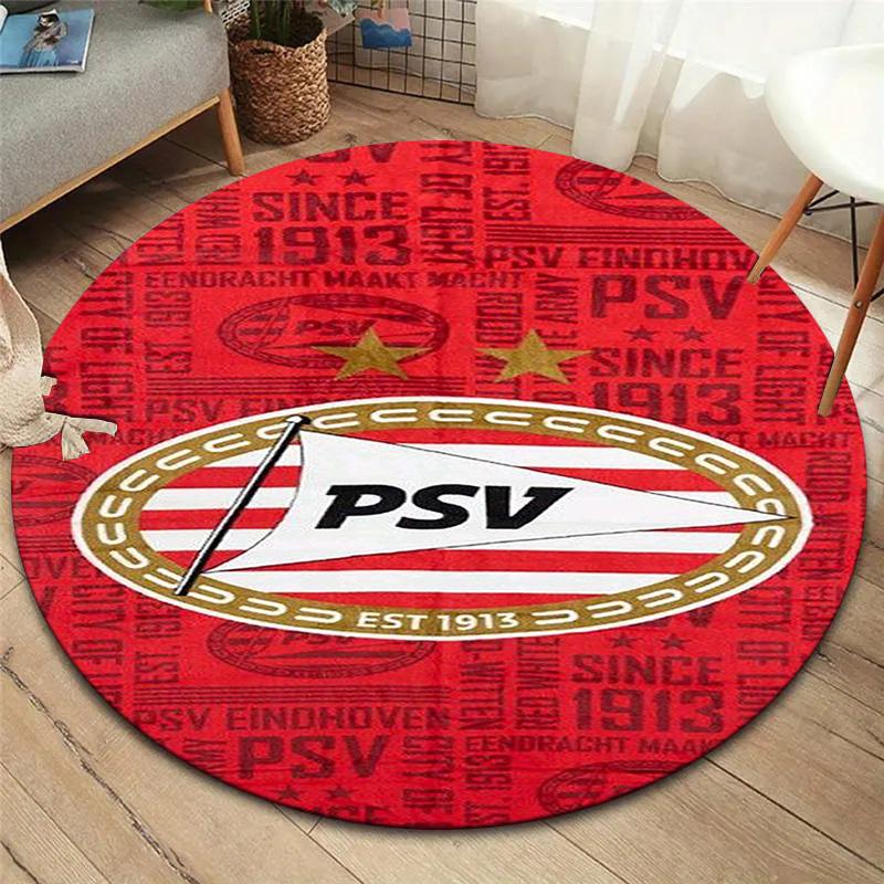 Круглый ковер Philips Sport Vereniging, Ковер для гостиной, спальни, дивана, игровой комнаты, Нескользящий коврик для пола
