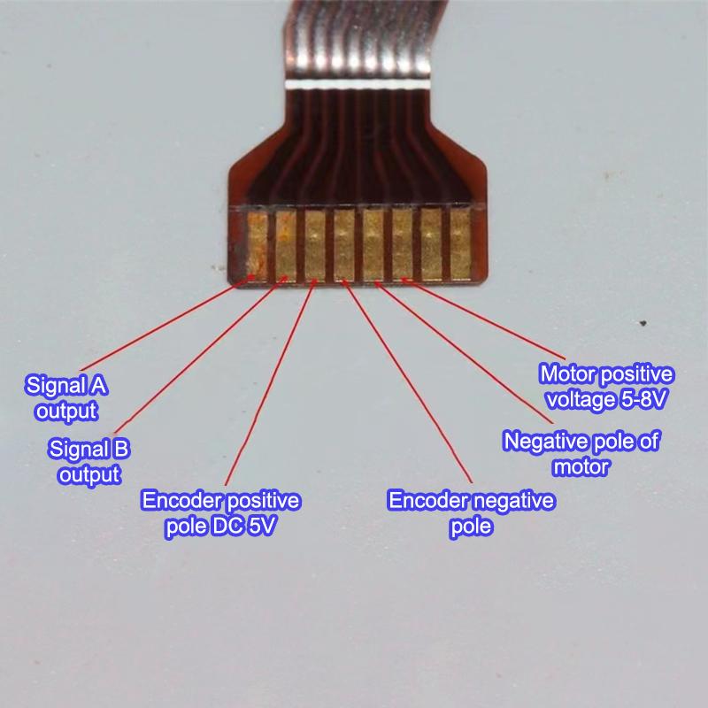 Полностью металлический Re8 планетарный редуктор импортный двигатель 256 линейный энкодер 8 мм прецизионный серво планетарный редуктор постоянный ток 5 В-12 В 100 об/мин